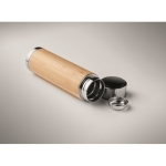 Bouteille isotherme avec thermomètre tactile infuseur 480ml TeaTouch couleur bois cinquième vue photographique