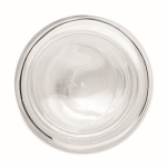 Gourde en verre avec logo, couvercle en bambou 650 ml Pure Glass couleur bois septième vue