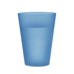 Ecocup personnalisé pour événement réutilisable de 300 ml couleur bleu transparent