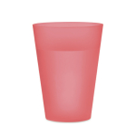 Ecocup personnalisé pour événement réutilisable de 300 ml couleur rouge transparent