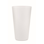Ecocup personnalisé pour événement réutilisable de 300 ml Festival couleur blanc transparent quatrième vue
