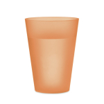 Ecocup personnalisé pour événement réutilisable de 300 ml couleur orange transparent
