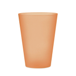 Ecocup personnalisé pour événement réutilisable de 300 ml couleur orange transparent