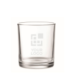 Verres publicitaires pas chers et réutilisables de 300 ml Scotch vue avec zone d'impression
