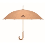Parapluie automatique original en liège et bambou Ø104 Auto Cork couleur beige vue principale