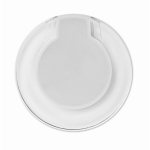 Petit chargeur de téléphone portable rond et lumineux LightPad Ultra couleur blanc troisième vue