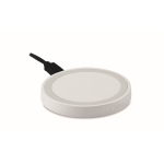 Chargeur publicitaire circulaire éclairé pour smartphone Basepad Ultra couleur blanc