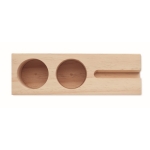 Support pour stylo et téléphone en bois avec graines Wood couleur bois sixième vue