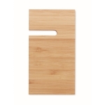 Ensemble de bureau en bambou personnalisé téléphone-clips-notes Allin couleur bois cinquième vue