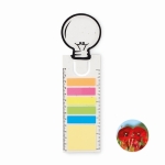 Marque-pages en forme d'ampoule avec règle et graines Bulb Seed couleur blanc