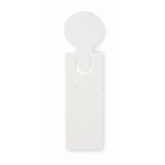 Marque-pages en forme d'ampoule avec règle et graines Bulb Seed couleur blanc deuxième vue