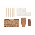 Kit de culture maraîchère pour entreprises Kit 5 Veggies Grow couleur beige deuxième vue