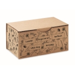 Kit de culture de fleurs avec 5 types différents Kit 5 Flowers Grow couleur beige quatrième vue