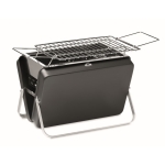 Mallette barbecue personnalisable avec grille en acier Mini BBQ To Go couleur noir