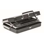 Mallette barbecue personnalisable avec grille en acier Mini BBQ To Go couleur noir deuxième vue