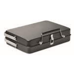 Mallette barbecue personnalisable avec grille en acier Mini BBQ To Go couleur noir troisième vue