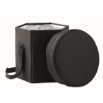 Sac isotherme personnalisé avec tabouret ou table pliante et sangle couleur noir