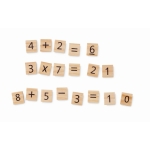 Jeu de numération éducatif en bois pour enfants EduCount couleur beige troisième vue