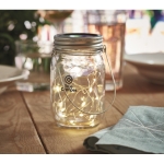 Lampe solaire d'extérieur personnalisée avec LED interne Garden couleur transparent vue d'ambiance principale