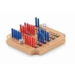 4 sous-verres avec jeux de société intégrés Cork Game couleur bois cinquième vue