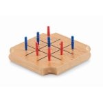 4 sous-verres avec jeux de société intégrés Cork Game couleur bois sixième vue