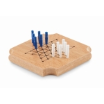 4 sous-verres avec jeux de société intégrés Cork Game couleur bois septième vue