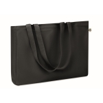 Sac en toile personnalisable recyclé 280 g/m2 Nature Colors couleur noir