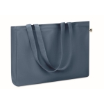 Sac en toile personnalisable recyclé 280 g/m2 Nature Colors couleur bleu