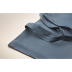 Sac en toile personnalisable recyclé 280 g/m2 Nature Colors couleur bleu quatrième vue photographique