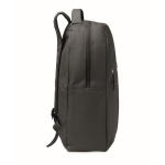 Sac à dos personnalisé en polyester Copenhague RPET couleur noir cinquième vue