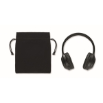 Casque Bluetooth personnalisé pliable avec étui et mains libres Rock couleur noir dixième vue