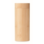 Lunettes de soleil en bambou avec étui et protection UV Bamboo Wanaka couleur bois cinquième vue