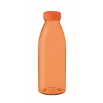 Bouteille promotionnelle antifuite en RPET sans BPA 500 ml RPET Spring couleur orange transparent