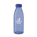 Bouteille promotionnelle antifuite en RPET sans BPA 500 ml RPET Spring couleur bleu roi vue avec zone d'impression