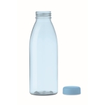 Bouteille promotionnelle antifuite en RPET sans BPA 500 ml RPET Spring couleur bleu clair transparent troisième vue