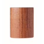 Tasse gravée pour entreprise en bois de chêne de 280 ml Oak Wood couleur bois quatrième vue