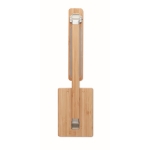 Lampe de table pliable avec LED et chargeur en bambou Wireless couleur bois