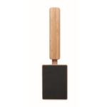 Lampe de table pliable avec LED et chargeur en bambou Wireless couleur bois