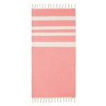 Serviette de plage personnalisée avec tissu recyclé 140 g/m2 Pareo Sea couleur rouge