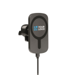 Chargeur induction personnalisé pour voiture avec support grille Road vue avec zone d'impression