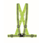Gilet réfléchissant réglable avec bandes argentées Allvisible couleur vert fluorescent