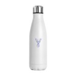 Gourde Inox City 750 ml couleur blanc image avec logo