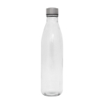 Bouteilles en verre personnalisées grandes et transparentes 1 L H2O couleur transparent
