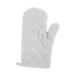 Gant de cuisine publicitaire en coton et polyester de couleurs Chef couleur blanc