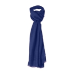 Foulard avec un motif à chevrons avec impression numérique Colors couleur bleu