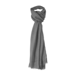 Foulard avec un motif à chevrons avec impression numérique Colors couleur gris