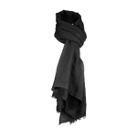 Foulard promotionnel à toucher doux et fin en couleur Fina Warm couleur noir