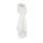 Foulard promotionnel à toucher doux et fin en couleur Fina Warm couleur blanc