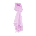 Foulard promotionnel à toucher doux et fin en couleur Fina Warm couleur rose