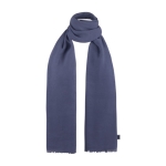 Foulard publicitaire en coton recyclé de couleurs variées couleur bleu